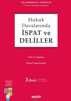 Hukuk Davalarında İspat ve Deliller - Filiz BERBEROĞLU YENİPINAR kitap kapağı