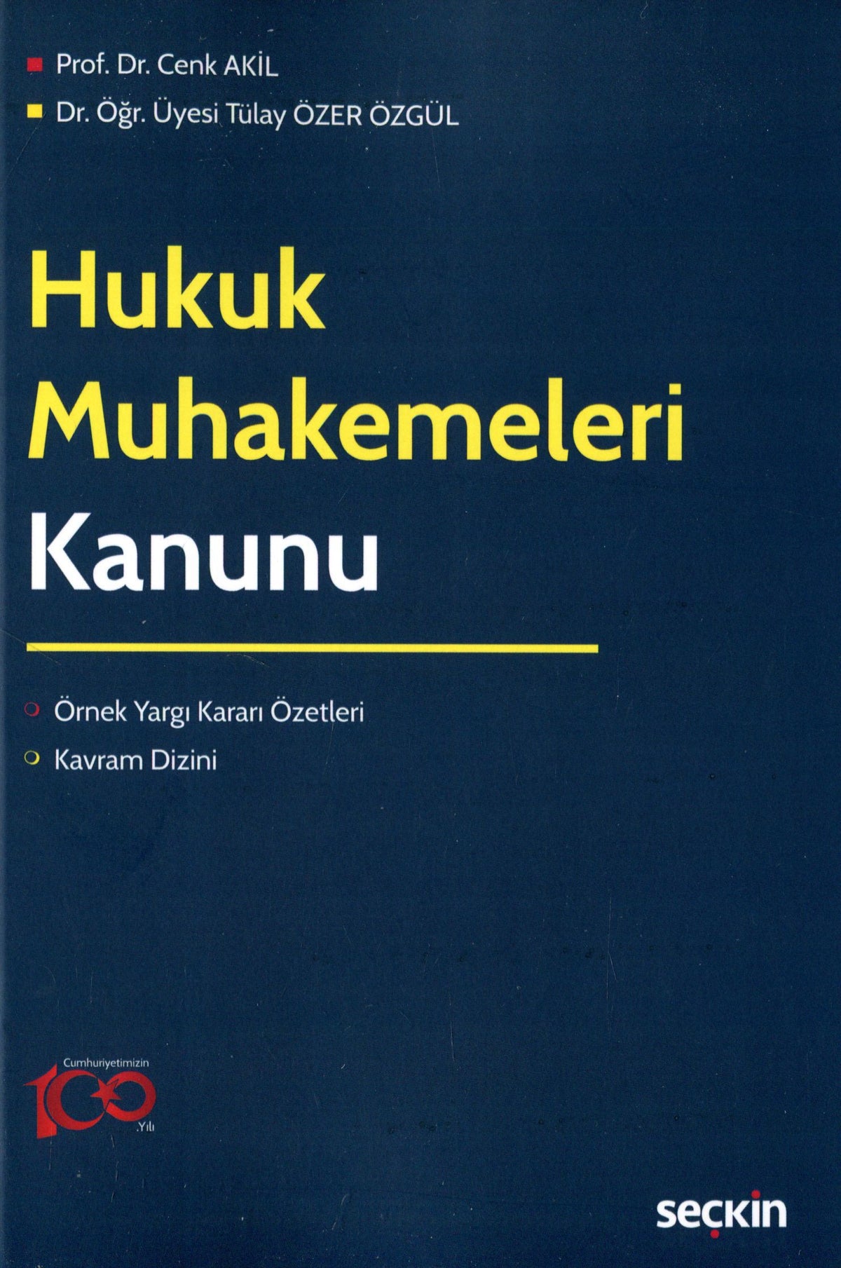 Hukuk Muhakemeleri Kanunu - Cenk Akil kitap kapağı