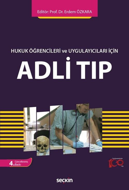 Hukuk Öğrencileri ve Uygulayıcıları İçin Adli Tıp - Erdem Özkara kitap kapağı
