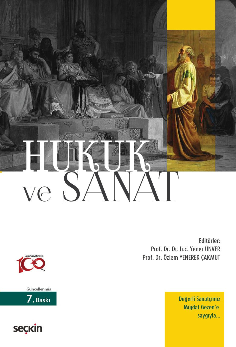 Hukuk ve Sanat - Yener Ünver kitap kapağı