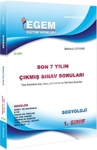 1. Sınıf Sosyoloji (Bahar Dönemi) Çıkmış Sınav Soruları (2. Yarıyıl)