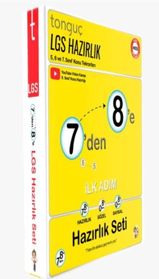 7'den 8'e Hazırlık Seti | Tonguç Akademi (Ciltsiz)  - Resim 1