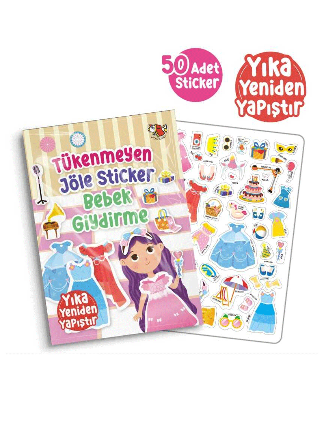 Tükenmeyen Jöle Sticker Bebek Giydirme - Komisyon kitap kapağı