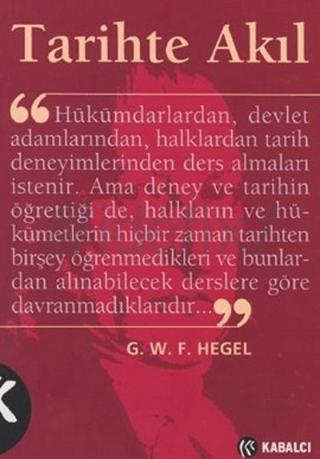 Tarihte Akıl | Kabalcı Yayınevi - Doruk Yayınları (Ciltsiz)  - Resim 1