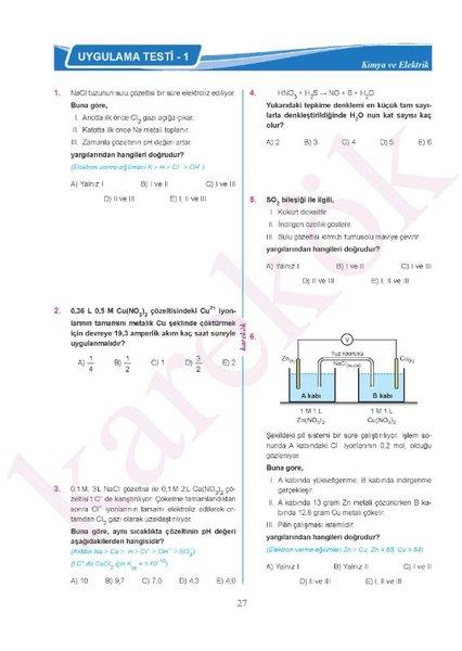 YKS Organik Kimya Soru Bankası 2.Oturum | Karekök Eğitim Yayın (İnce Kapak)  - Resim 3