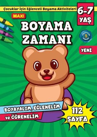 Maxi Boyama Zamanı 8 | Maxi Yayıncılık (Ciltsiz)  - Resim 1