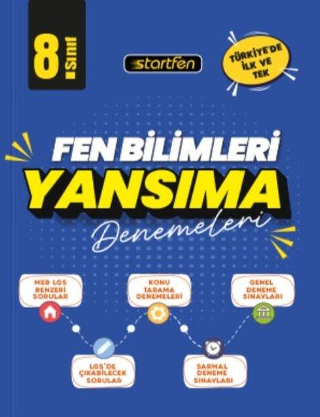8. Sınıf Fen Bilimleri Yansıma Denemeleri | Startfen Yayınları (İnce Kapak)  - Resim 1