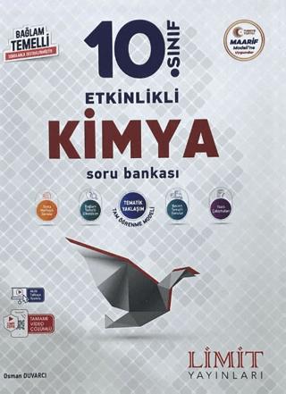 10. Sınıf Etkinlikli Kimya Soru Bankası | Limit Yayınları (Ciltsiz)  - Resim 1