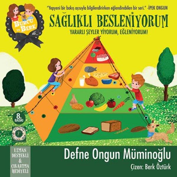 Burcu ve Berk ile - Sağlıklı Besleniyorum | Artemis Yayınları - Çocuk Dizisi (İnce Kapak)  - Resim 1