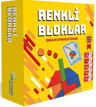 Renkli Bloklar (Ahşap) | Aklımda Zeka Oyunları - Resim 1