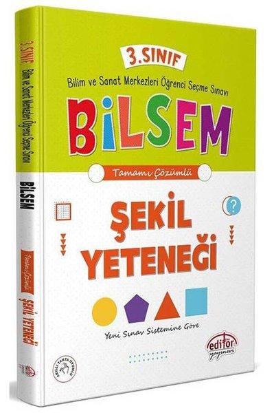 3.Sınıf BİLSEM Hazırlık Şekil Yeteneği | Editör (İnce Kapak)  - Resim 1