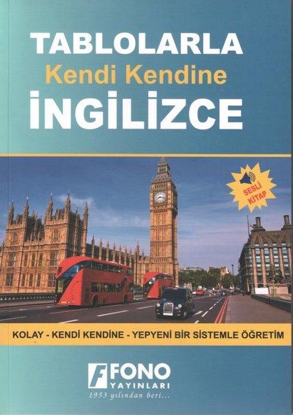 Tablolarla Kendi Kendine İngilizce | Fono Yayınları (İnce Kapak)  - Resim 1