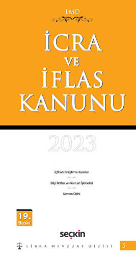 İcra ve İflas Kanunu - LMD–5 - Çilem Bahadır kitap kapağı