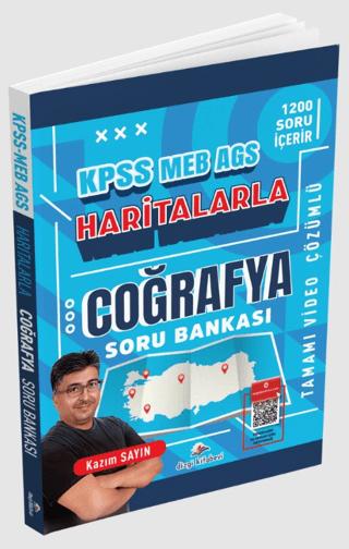 2026 KPSS MEB-AGS Haritalarla Coğrafya Tamamı Video Çözümlü Soru Bankası | Dizgi Kitap (Ciltsiz)  - Resim 1