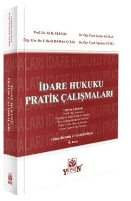 İdare Hukuku Pratik Çalışmaları - Oğuzhan Güzel kitap kapağı