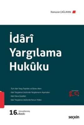 İdari Yargılama Hukuku - Ramazan Çağlayan kitap kapağı