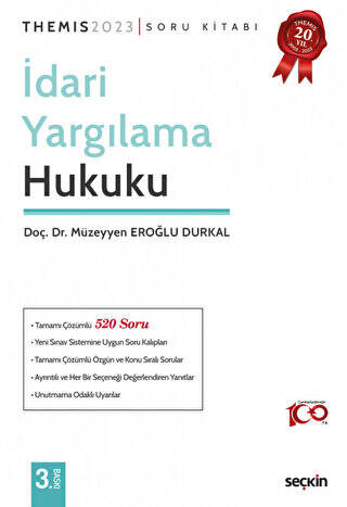 İdari Yargılama Hukuku Soru Kitabı - Müzeyyen EROĞLU DURKAL kitap kapağı