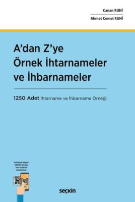 İhtarnameler ve İhbarnameler - Ahmet Cemal Ruhi kitap kapağı