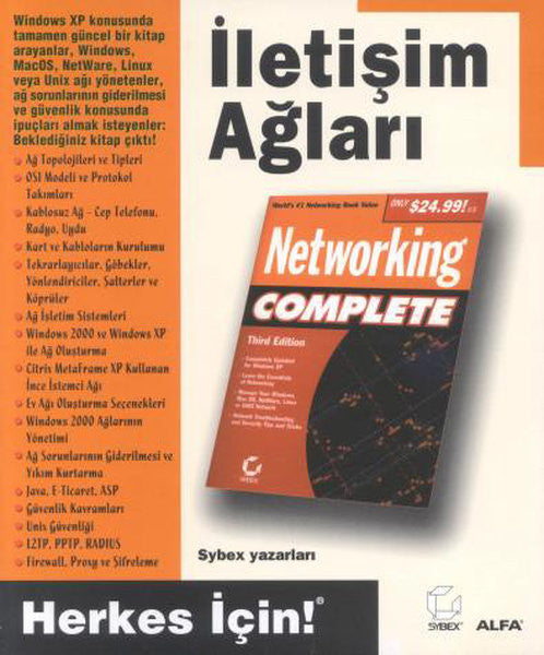 Alfa Yayıncılık İletişim Ağları - Sybex Yazarları kitap kapağı