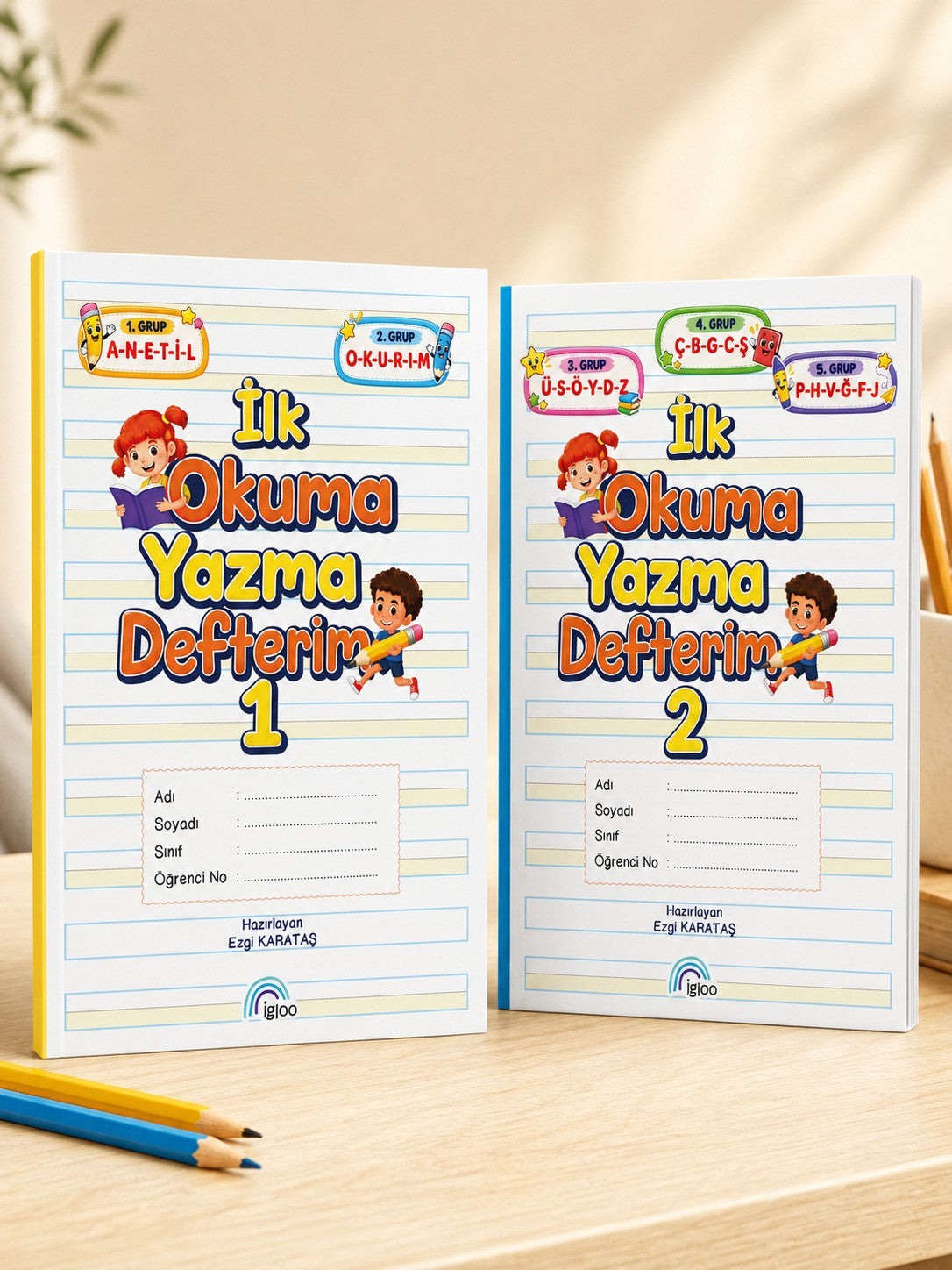 İlk Okuma Yazma Defterim kitap kapağı
