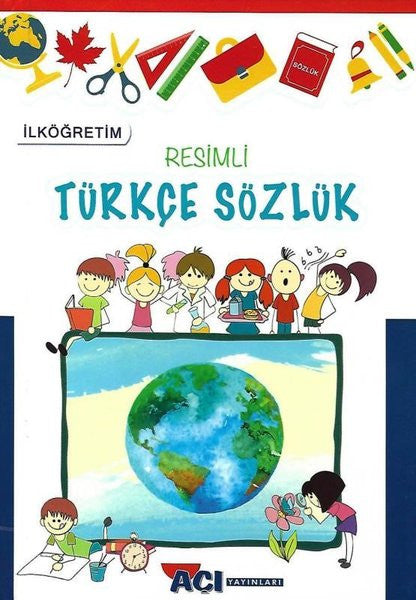 İlköğretim Resimli Türkçe Sözlük - Komisyon kitap kapağı