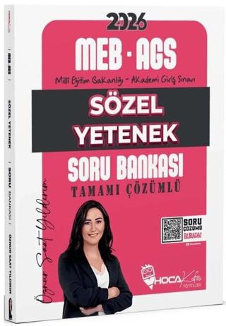 2026 MEB-AGS Sözel Yetenek Soru Bankası Çözümlü