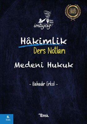 İmtiyaz Hakimlik Ders Notları Medeni Hukuk - Bahadır Erkol kitap kapağı