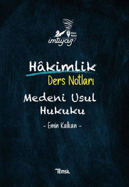 İmtiyaz - Hakimlik Ders Notları-Medeni Usul Hukuku - Emin Kalkan kitap kapağı