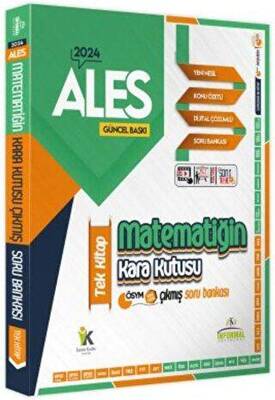 ALES Matematik Kara Kutu TEK KİTAP Dijital Çözümlü Konu Özetli ÖSYM Çıkmış Soru Bankası - Kolektif kitap kapağı