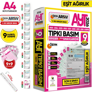 AYT 2026 Eşit Ağırlık Tıpkı Basım 9`lu Paket - Kolektif kitap kapağı