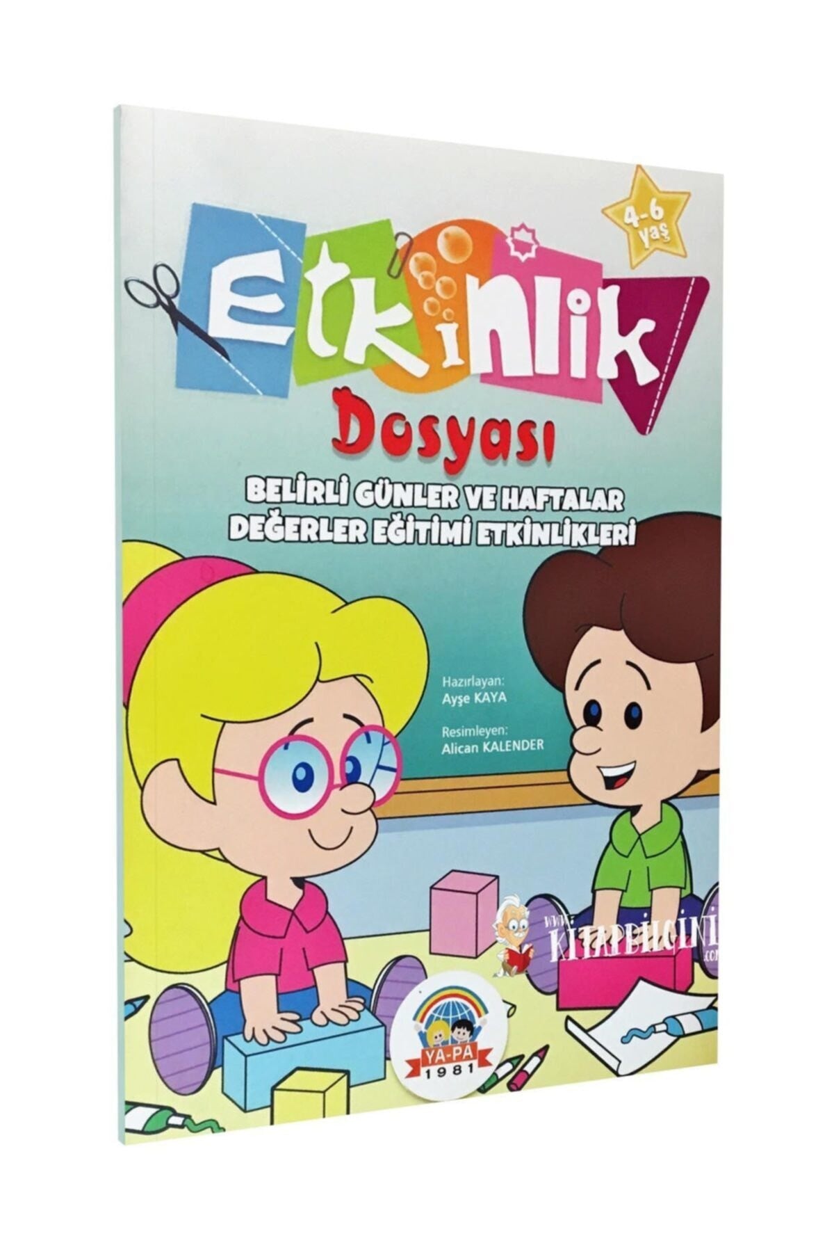 Inları Belirli Günler Ve Haftalar Etkinlik Kitabı (+4 Yaş) - YAPA kitap kapağı