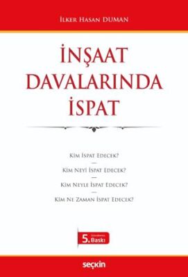 İnşaat Davalarında İspat - İlker Hasan DUMAN kitap kapağı