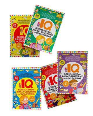 IQ Dikkat Geliştirme ve Güçlendirme Seti 5 Kitap Takım - Kolektif kitap kapağı