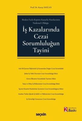 İş Kazalarında Cezai Sorumluluğun Tayini - Koray Doğan kitap kapağı