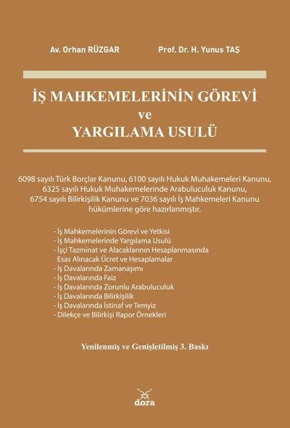 İş Mahkemelerinin Görevi ve Yargılama Usulü - Doç. Dr. H. Yunus Taş kitap kapağı