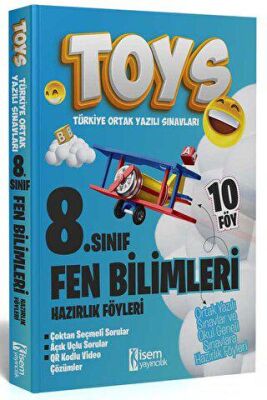 2024 İsem Toys 8. Sınıf Fen Bilimleri Hazırlık Föyleri - Kolektif kitap kapağı