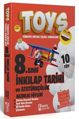 2024 İsem Toys 8. Sınıf İnkılap Tarihi ve Atatürkçülük Hazırlık Föyleri - Kolektif kitap kapağı