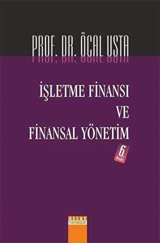 İşletme Finansı ve Finansal Yönetim - Öcal Usta kitap kapağı