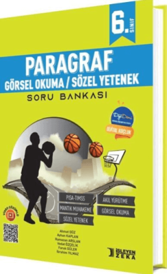 6. Sınıf Paragraf Görsel Okuma Sözel Yetenek Soru Bankası - Ahmet Düz kitap kapağı