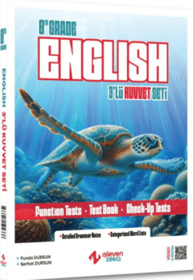 8. Sınıf İngilizce 3`lü Kuvvet Serisi Seti - Funda Dursun kitap kapağı