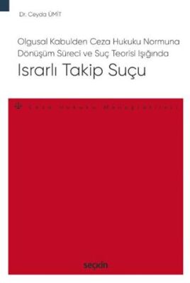 Israrlı Takip Suçu - Ceyda ÜMİT kitap kapağı