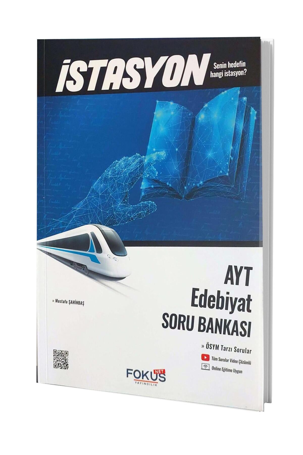 İstasyon Ayt Edebiyat Soru Bankası – 240 Sayfa - Mustafa Şahinbaş kitap kapağı