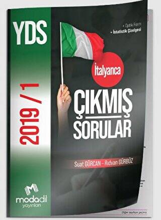 Modadil Yayınları İtalyanca YDS Çıkmış Sorular - Suat Gürcan kitap kapağı