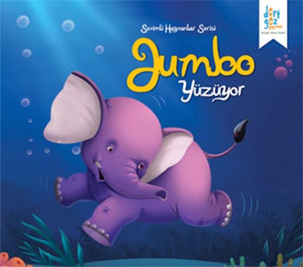 Sevimli Hayvanlar Serisi - Jumbo Yüzüyor | Dört Göz Yayınları (İnce Kapak)  - Resim 1