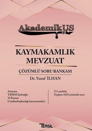 Akdemikus Kaymakamlık Mevzuat Çözümlü Soru Bankası | Temsil Kitap (Ciltsiz)  - Resim 1