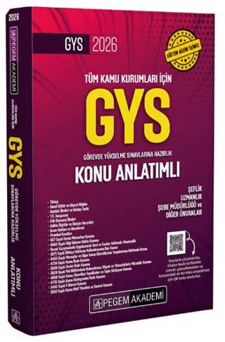 2026 Tüm Kamu Kurumları İçin Görevde Yükselme Sınavlarına Hazırlık Konu Anlatımlı