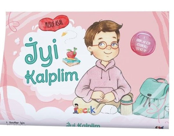 İyi Kalplim-İlk Okuma Seti-1.Sınıflar İçin Etkinlikli 10 Kitap Takım - Yusuf Asal kitap kapağı