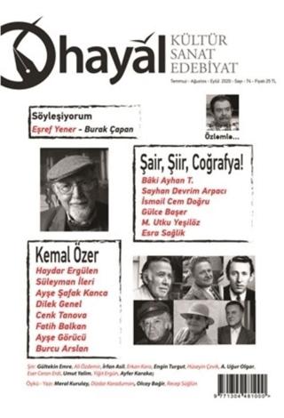Hayal Kültür Sanat Edebiyat Dergisi Sayı: 74 | Hayal Yayınları (Ciltsiz)  - Resim 1