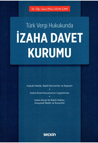 İzaha Davet Kurumu - Mine Uzun Çam kitap kapağı