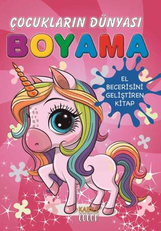 Çocukların Dünyası Boyama Kitabı 5 - Tek Boynuzlu At